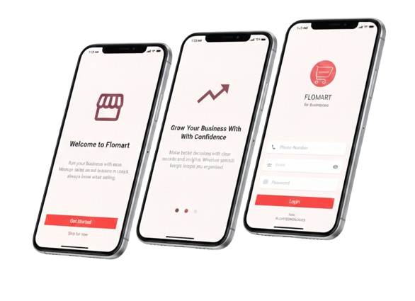 Flomart Mobile App Interface